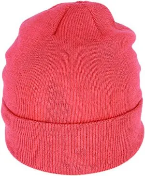 Acrylic knit Thinsulate Lined Beanie | Coral