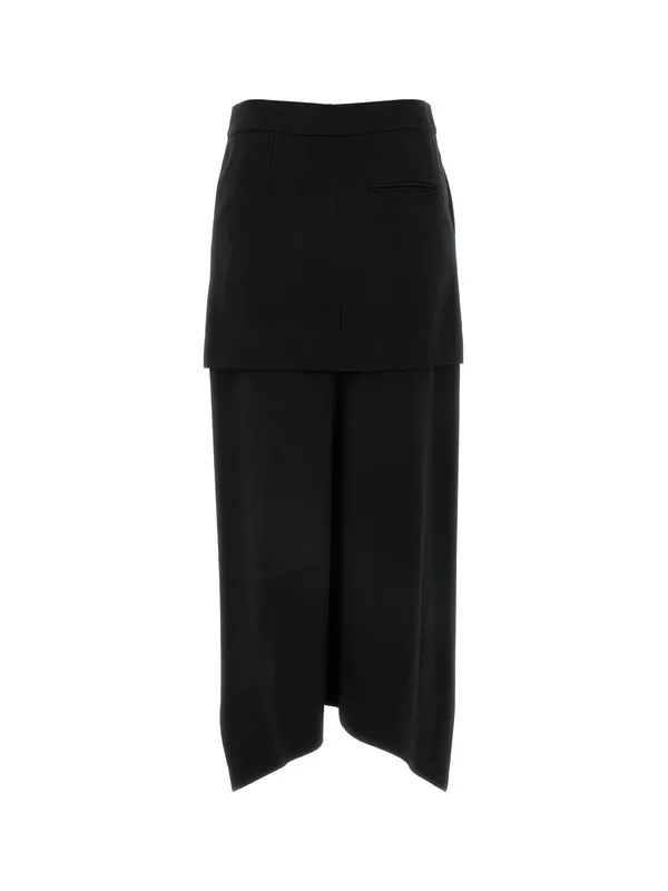 Alexander Mcqueen Black Skirts