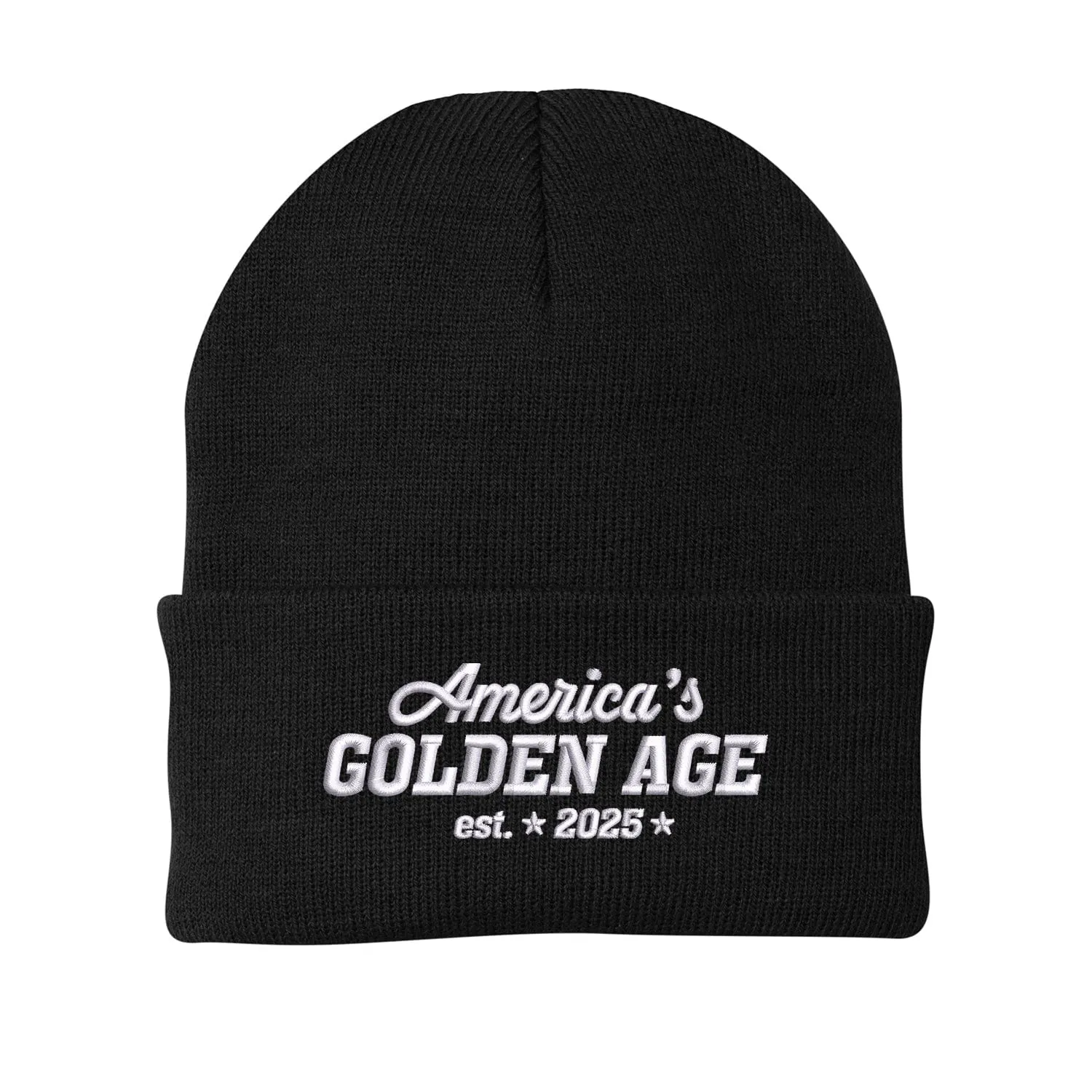 America's Golden Age Embroidered Beanie (AM25)