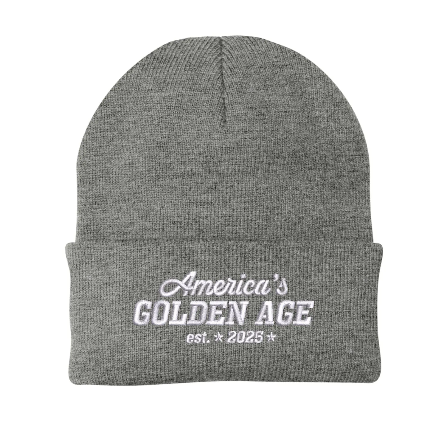 America's Golden Age Embroidered Beanie (AM25)
