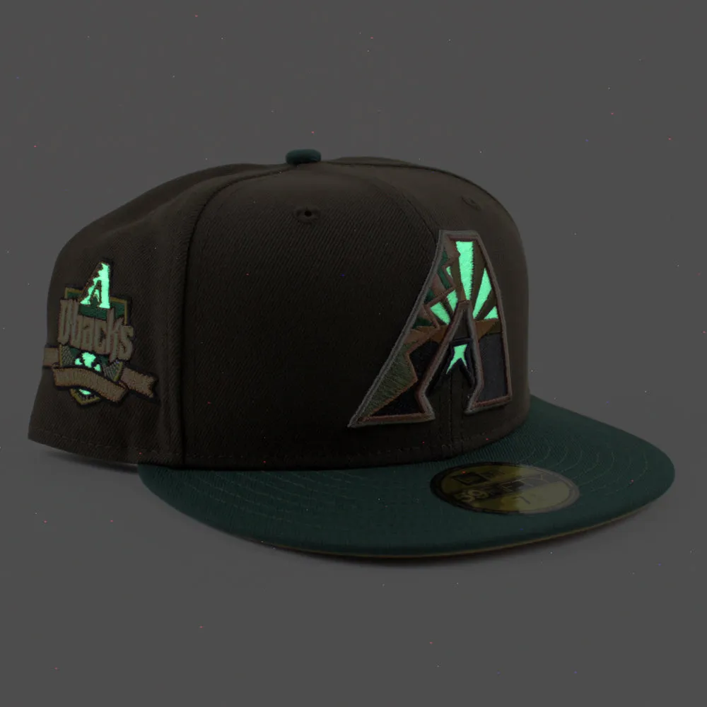 Arizona Diamondbacks 10th Anniversary New Era 59Fifty Fitted Hat (Walnut Green Khaki Under Brim)