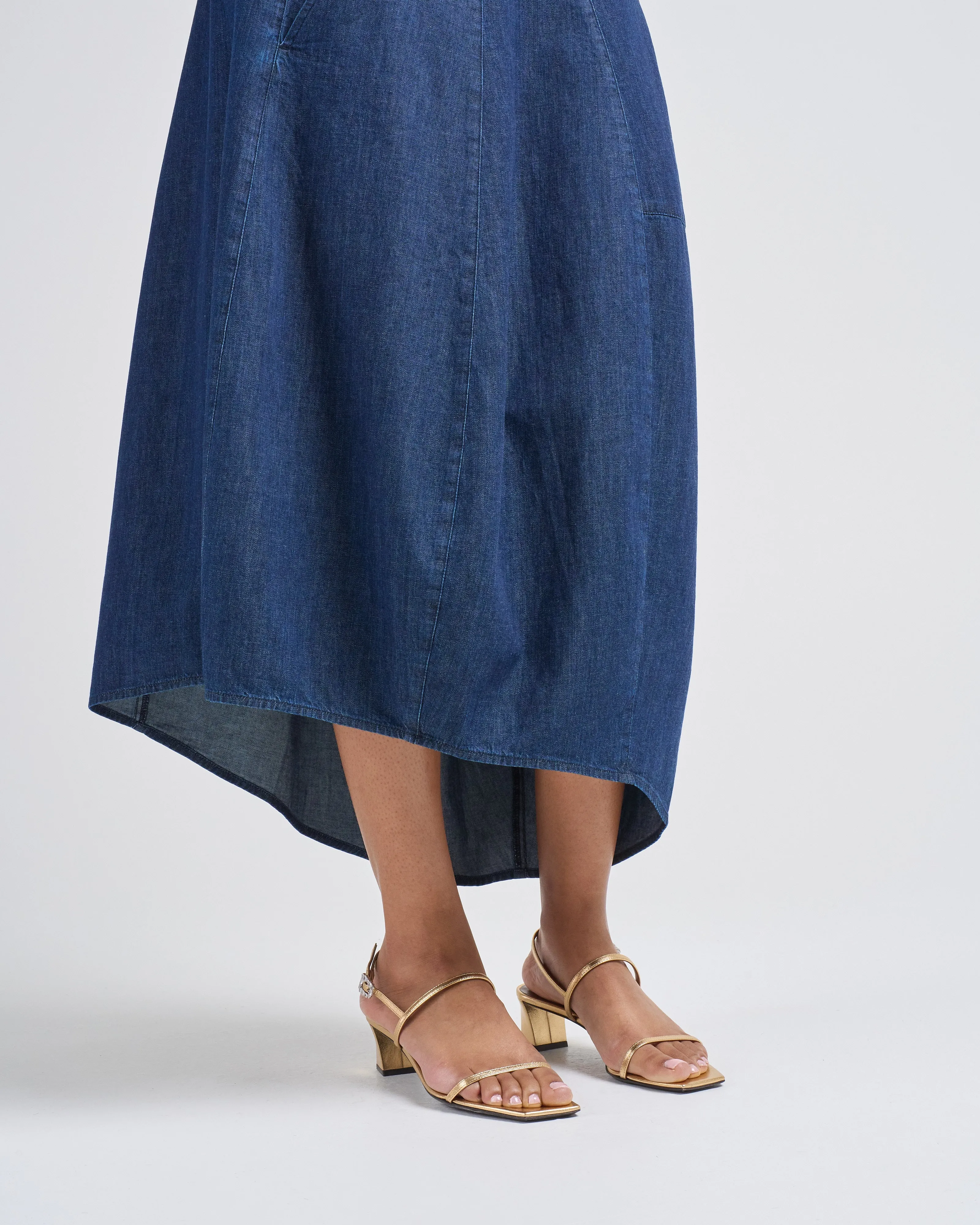 asymmetrical balloon skirt