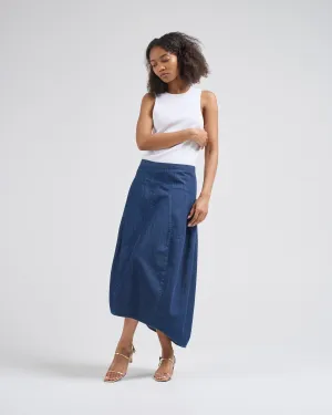 asymmetrical balloon skirt