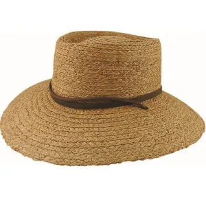 Avenel Braided Raffia Suede Band Hat