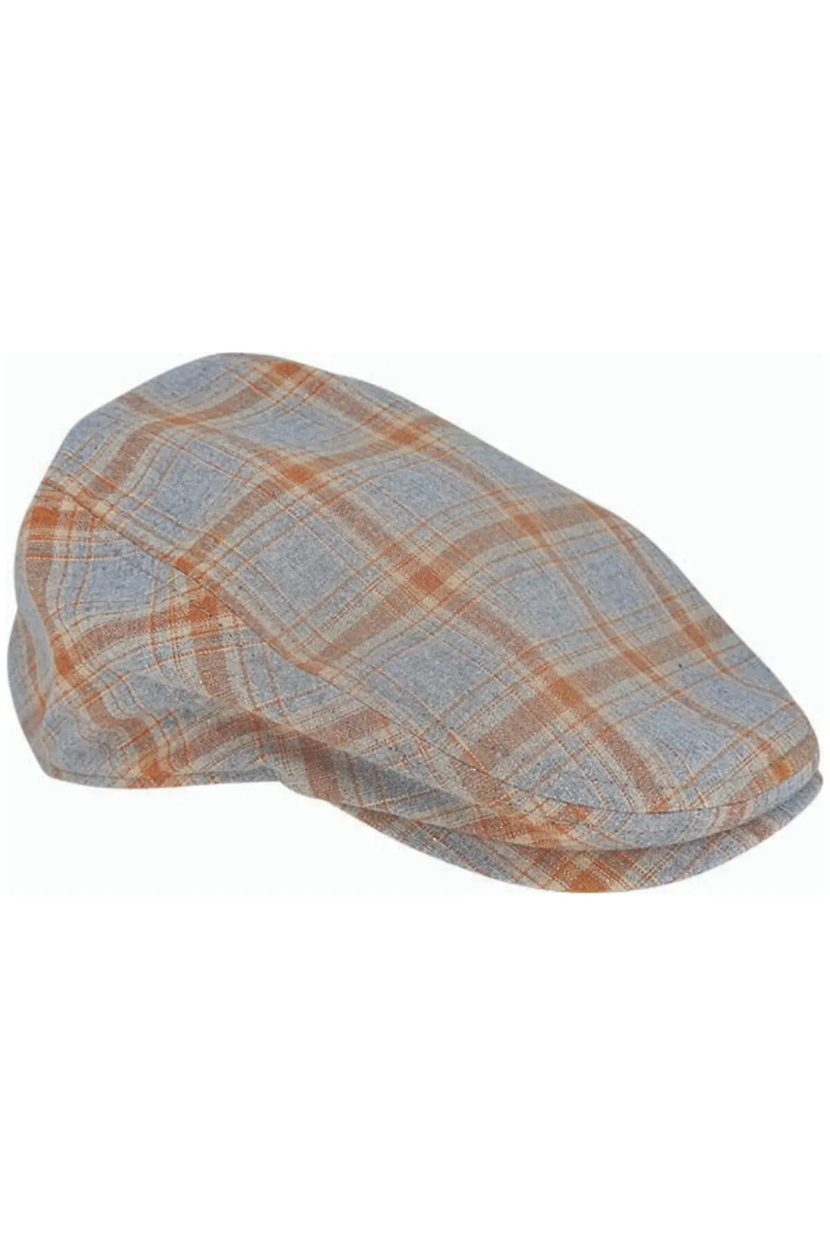 Avenel Cotton Check Ivory Cap