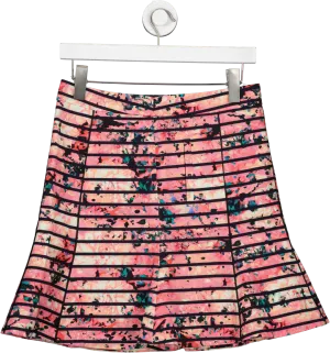 Banana Republic Pink Bella Trumped Floral Skirt Uk 8-10 Petite 8 Years
