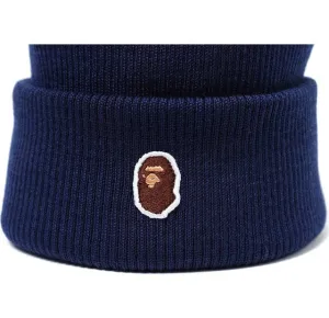 BAPE - One Point Beanie (Navy)