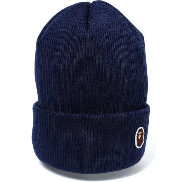 BAPE - One Point Beanie (Navy)