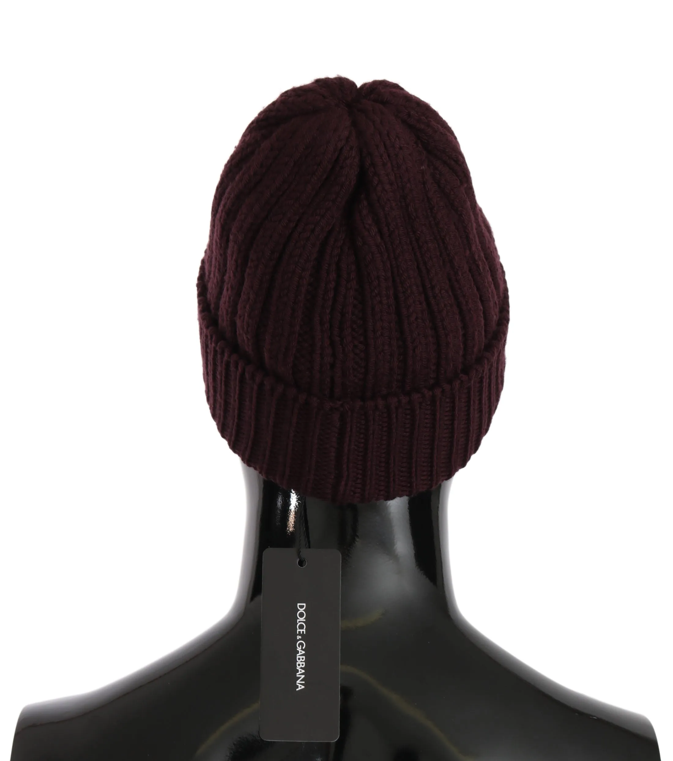 Beanie Wool Bordeaux Winter Warm Hat
