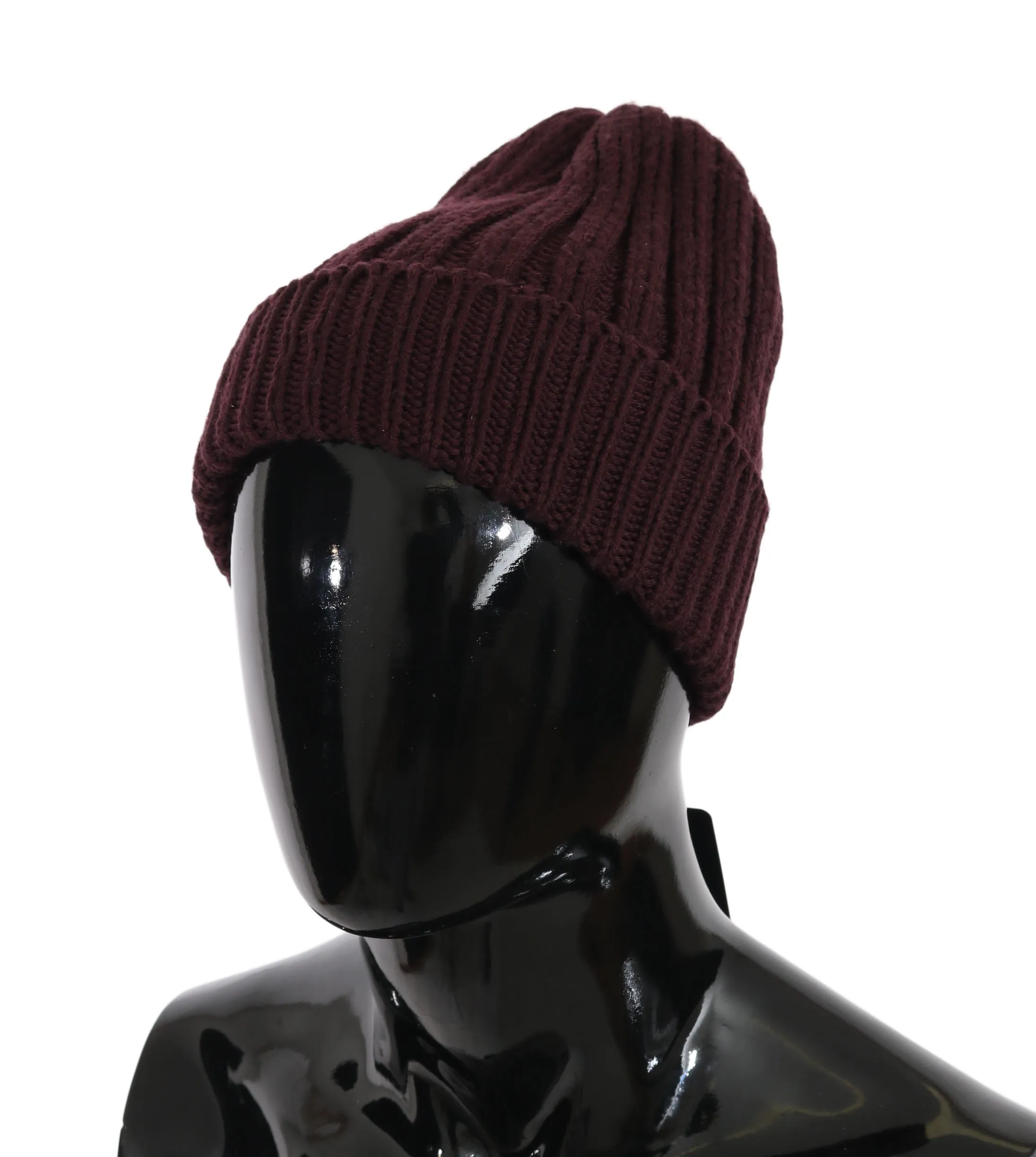 Beanie Wool Bordeaux Winter Warm Hat