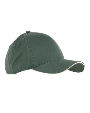 Big Accessories Sandwich Bill Baseball Cap | Olive/ Stone