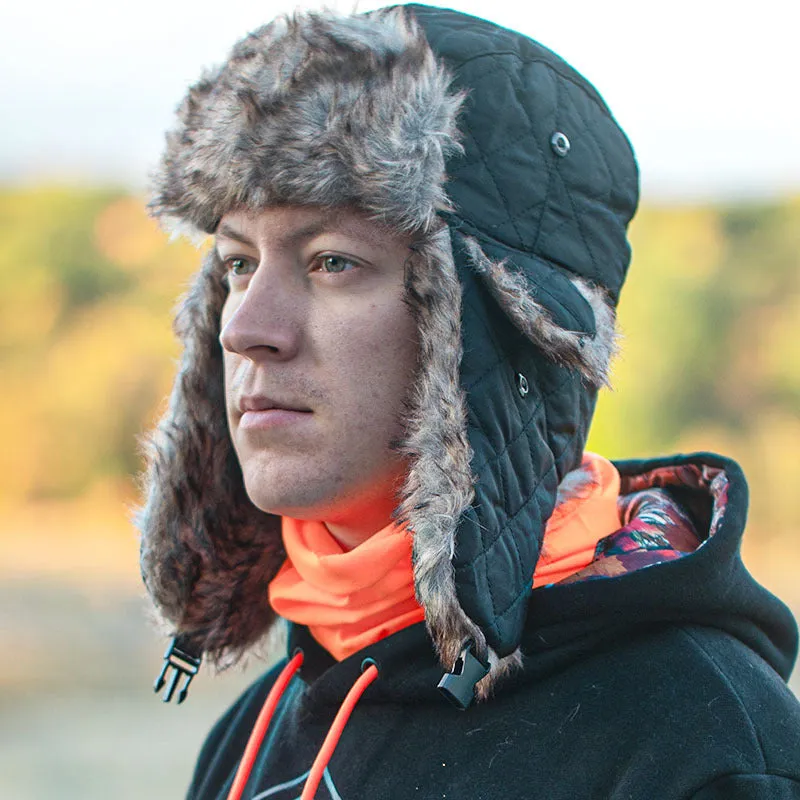 BILLED TRAPPER HAT   FACE SHIELD®   FLEECE FACE SHIELD®