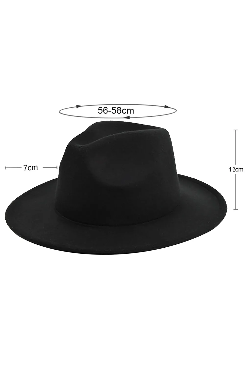 Black Fedora Hat