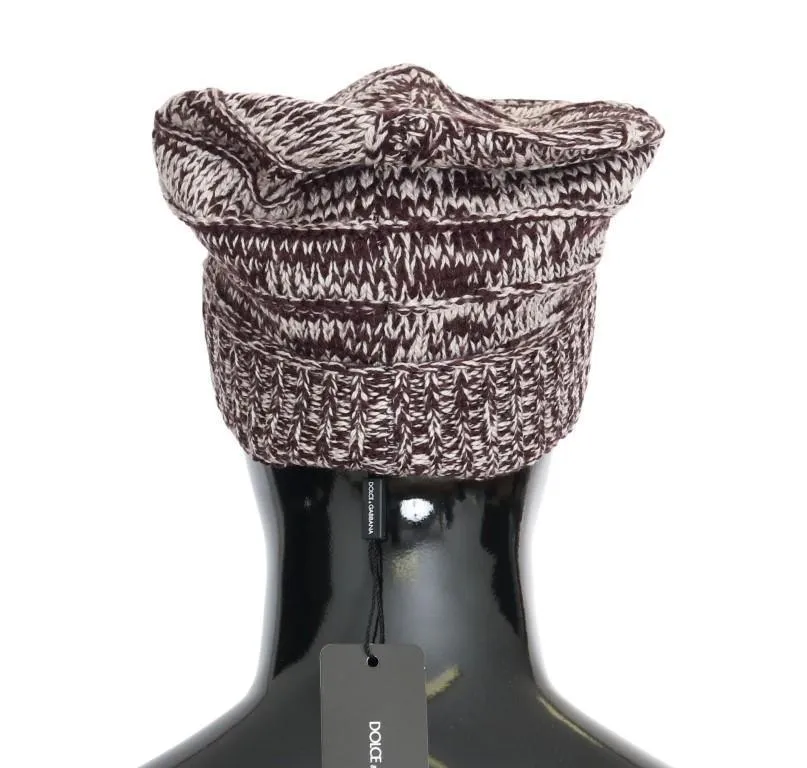 Bordeaux Wool Winter Beanie