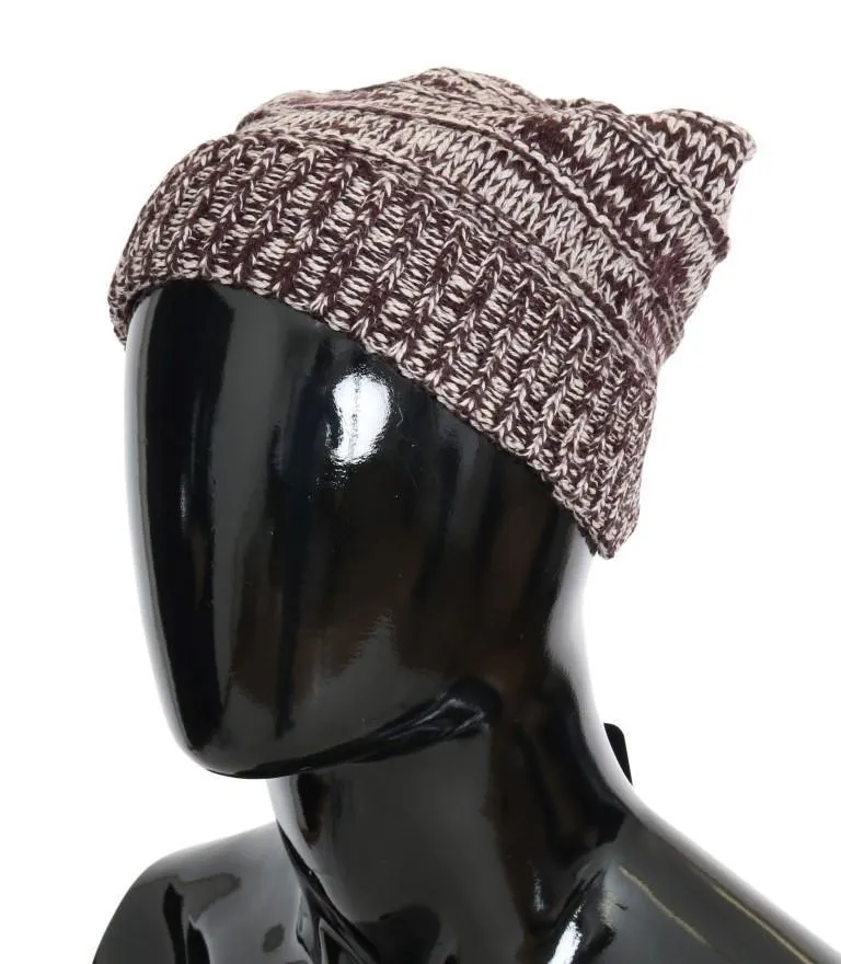 Bordeaux Wool Winter Beanie