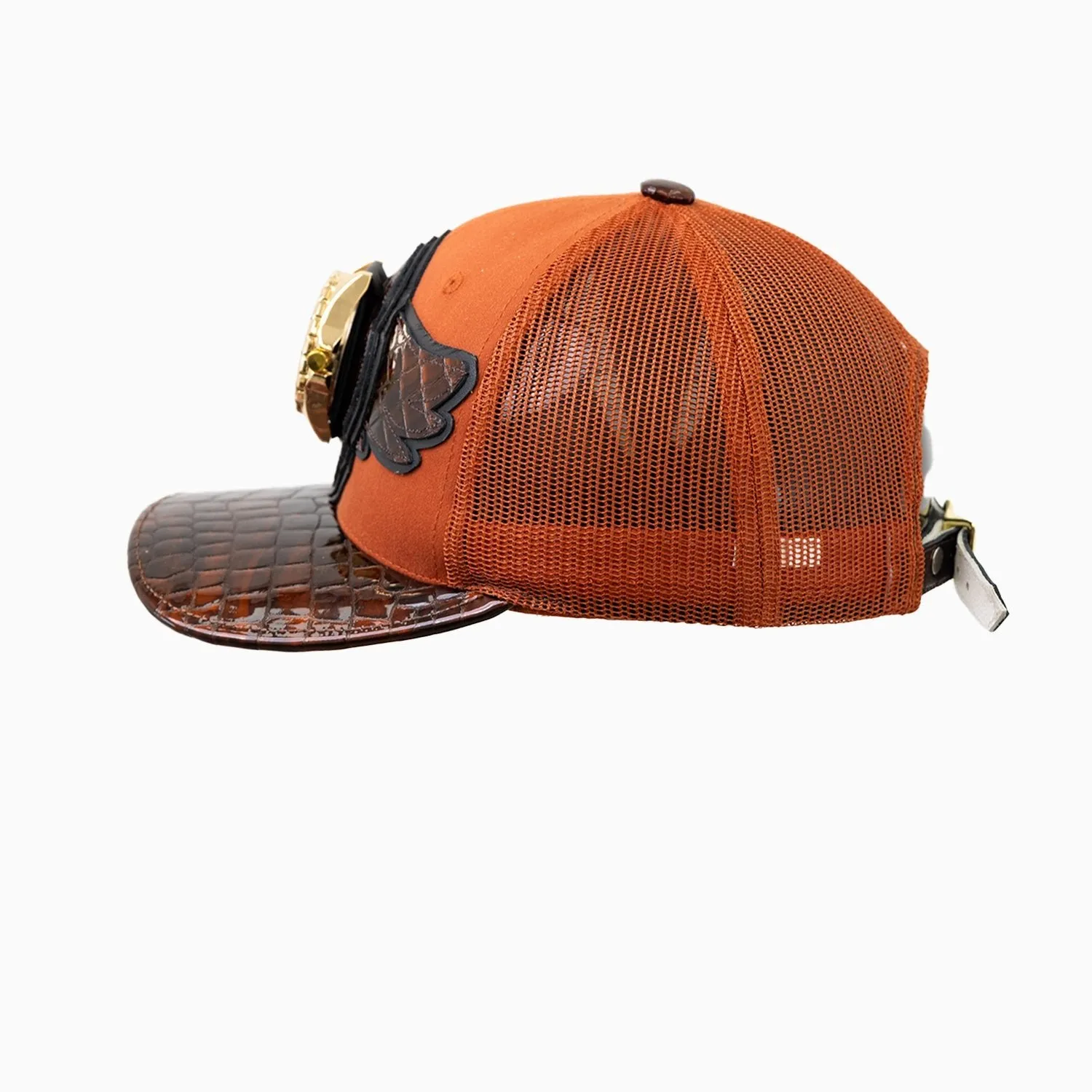 Breyer's Buck 50 Wool Trucker Hat With Leather Visor