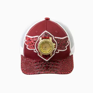 Breyer's Buck 50 Wool Trucker Hat With Leather Visor