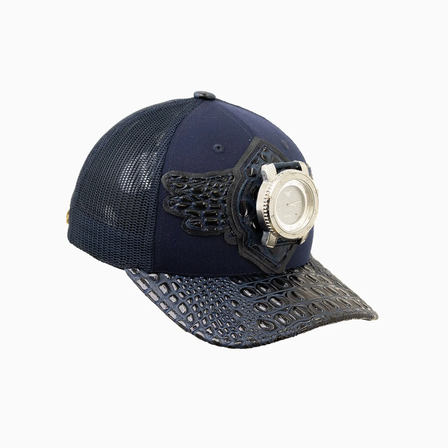Breyer's Buck 50 Wool Trucker Hat With Leather Visor