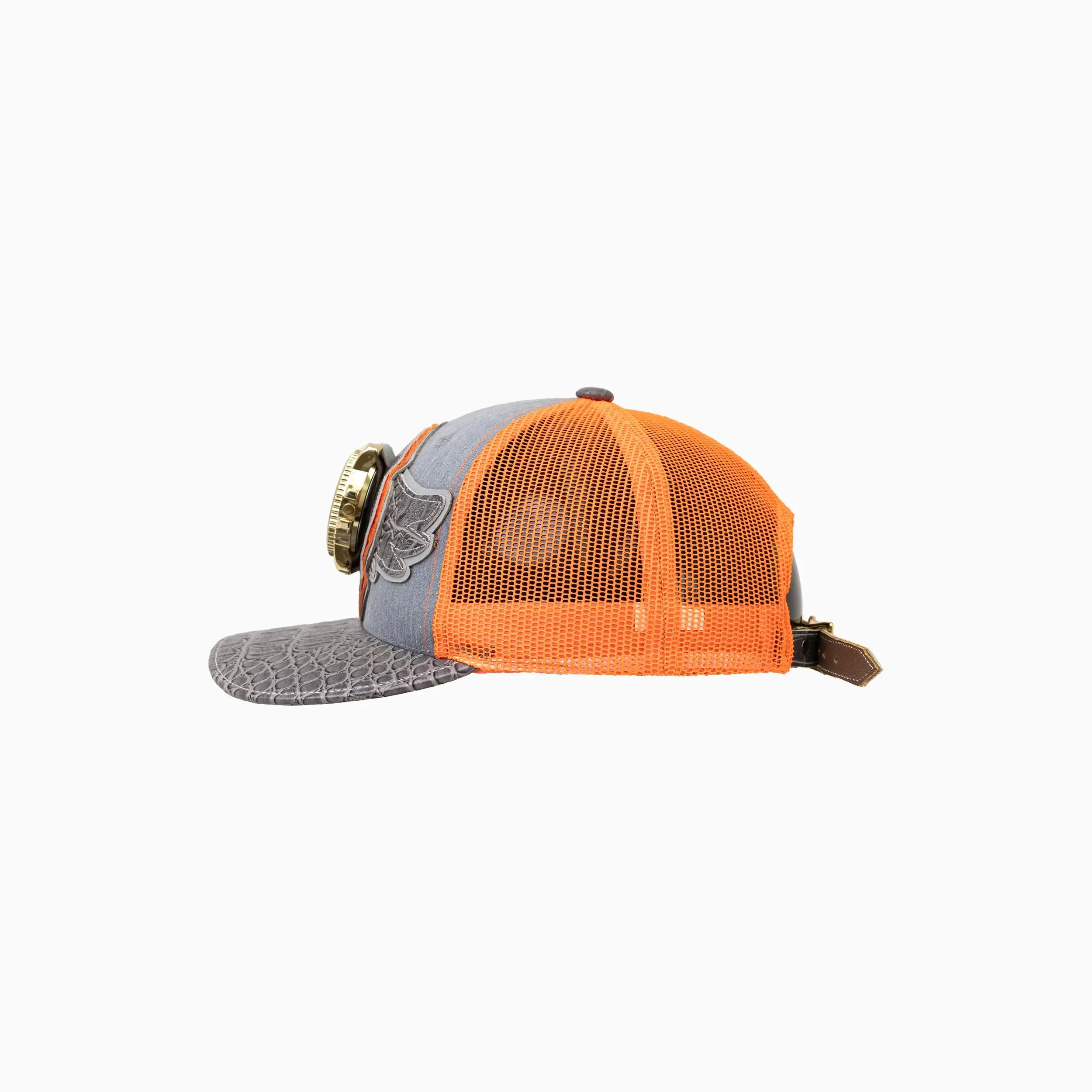 Breyer's Buck 50 Wool Trucker Hat With Leather Visor