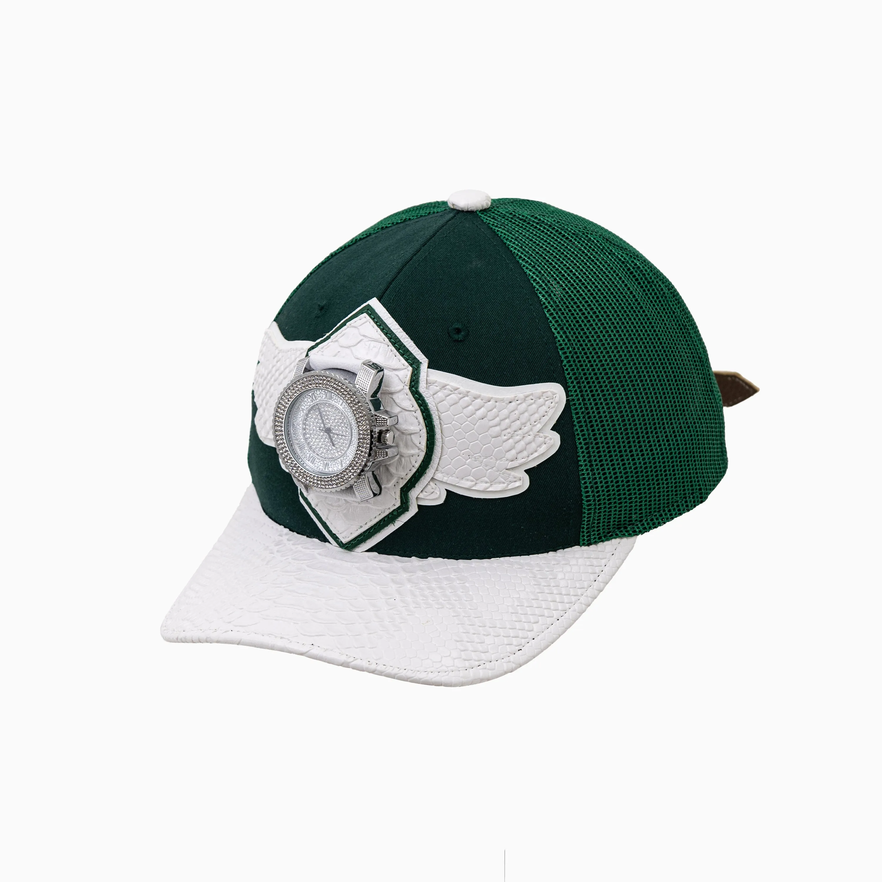 Breyer's Buck 50 Wool Trucker Hat With Leather Visor