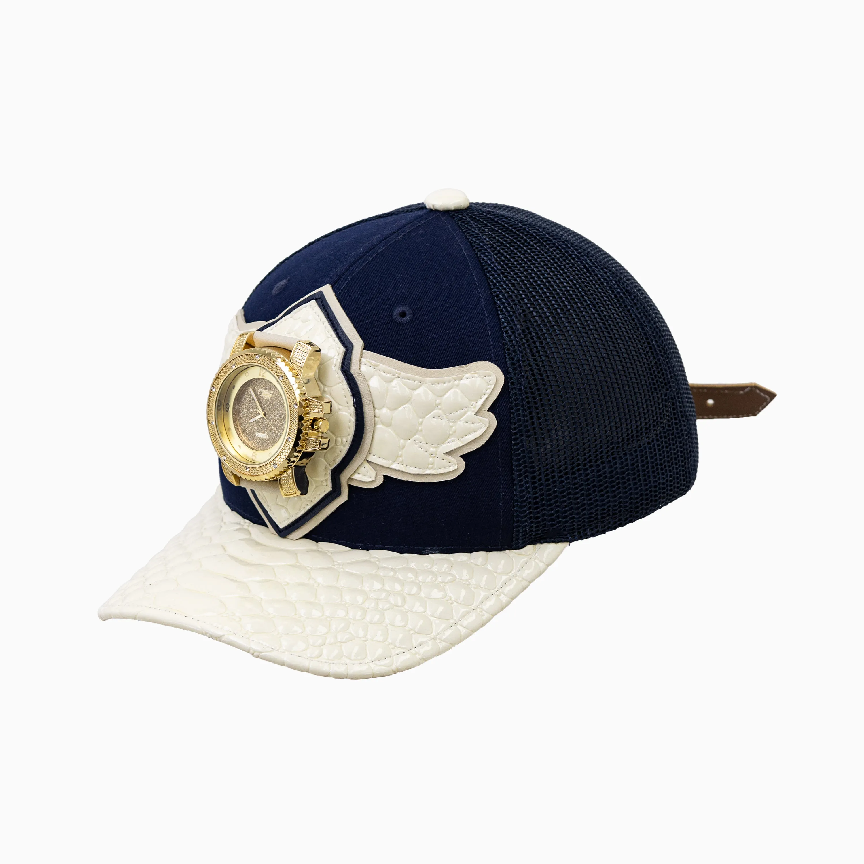 Breyer's Buck 50 Wool Trucker Hat With Leather Visor