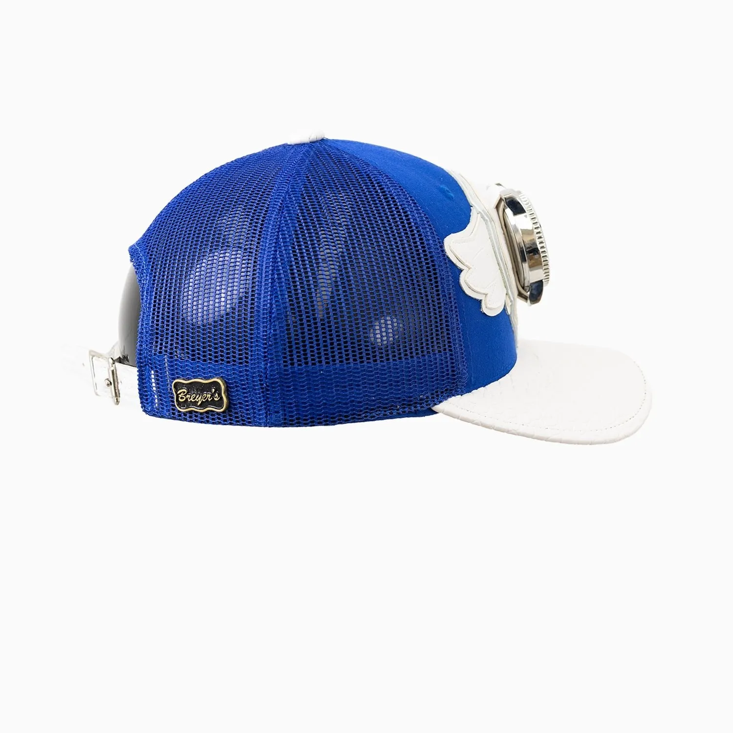 Breyer's Buck 50 Wool Trucker Hat With Leather Visor