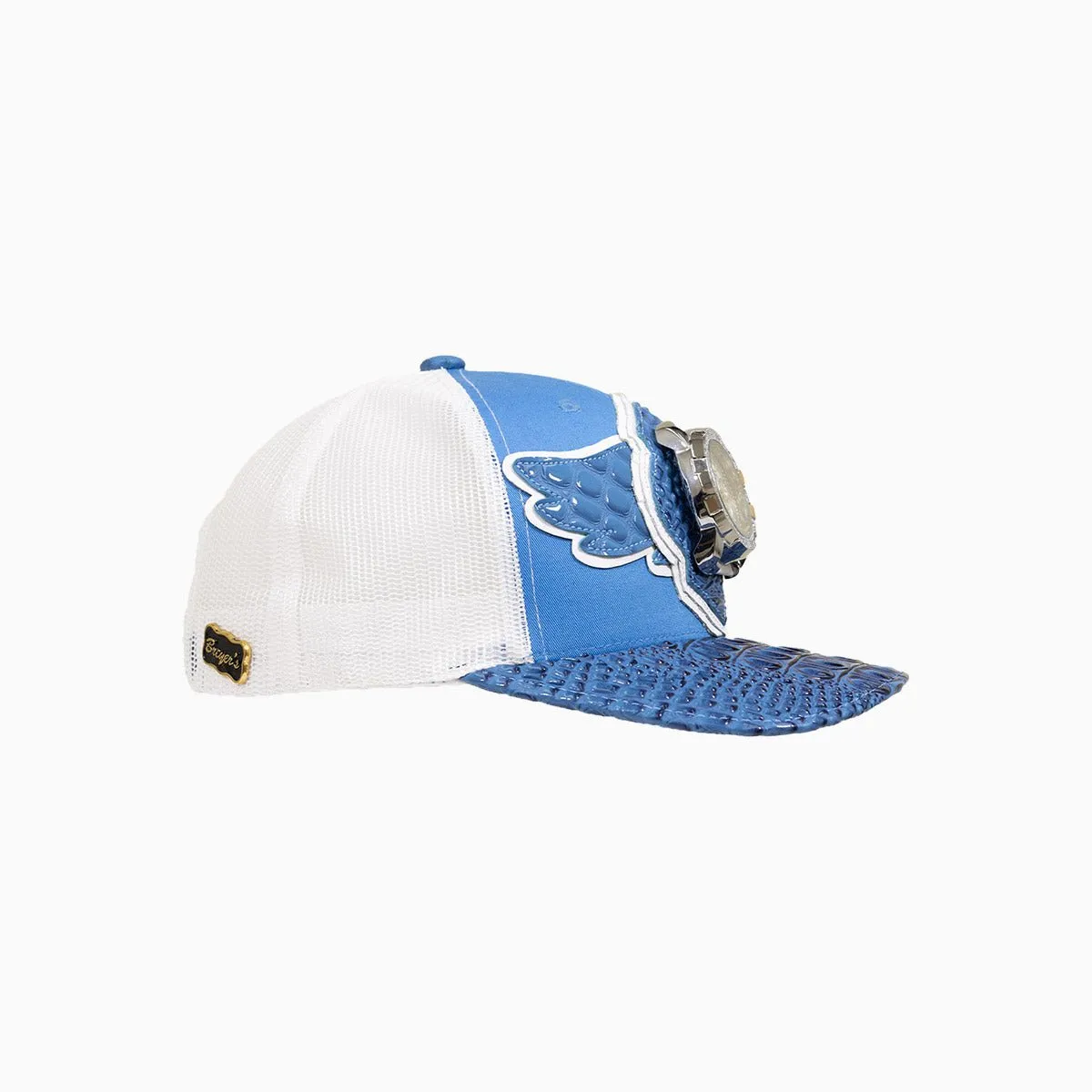 Breyer's Buck 50 Wool Trucker Hat With Leather Visor