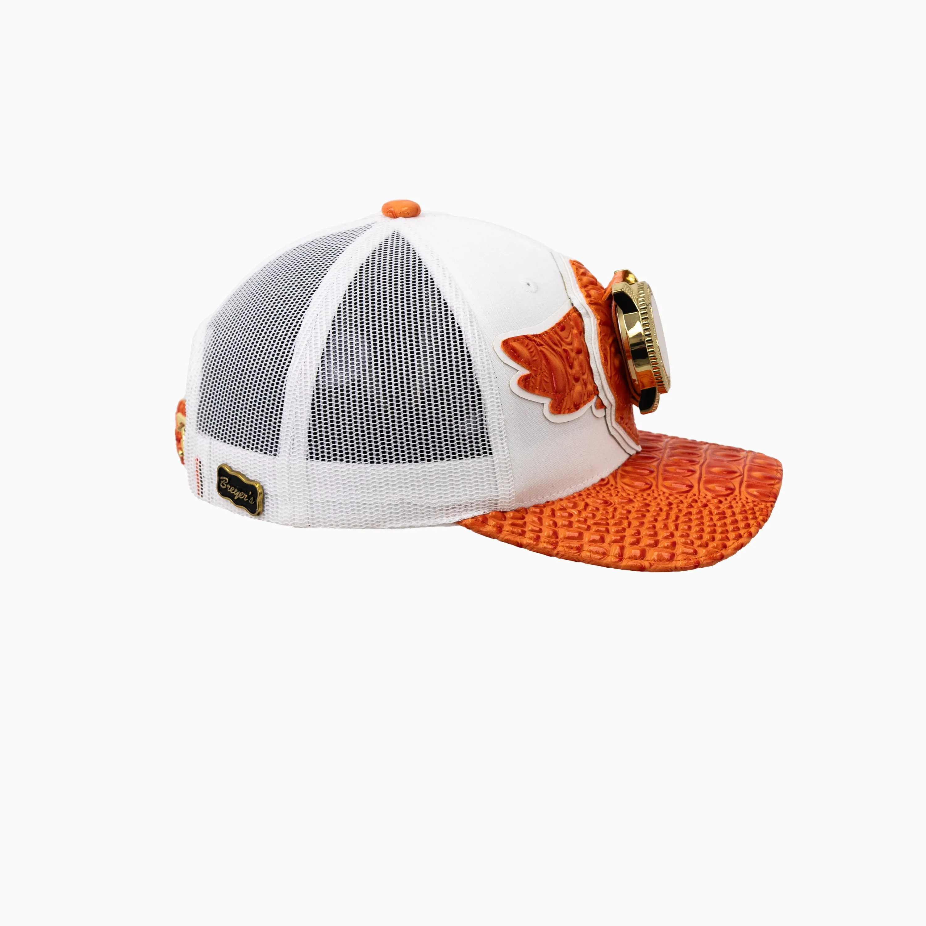 Breyer's Buck 50 Wool Trucker Hat With Leather Visor