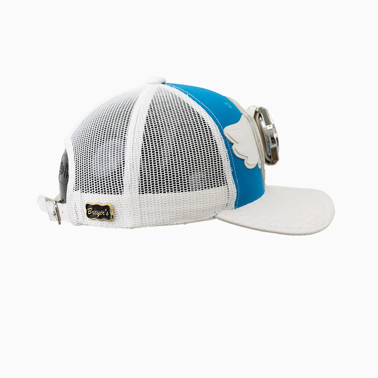 Breyer's Buck 50 Wool Trucker Hat With Leather Visor