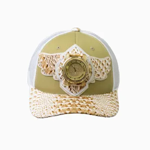 Breyer's Buck 50 Wool Trucker Hat With Leather Visor