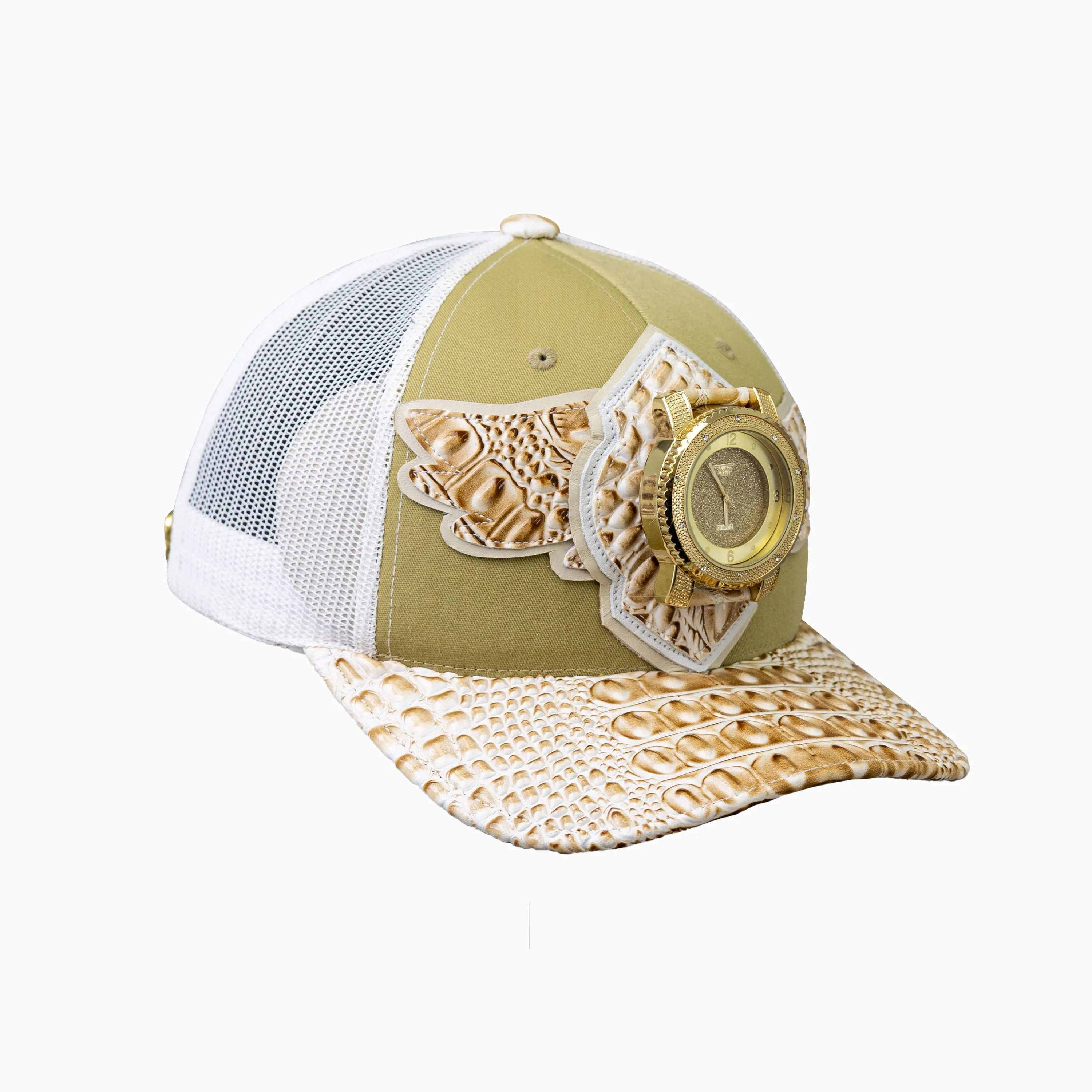 Breyer's Buck 50 Wool Trucker Hat With Leather Visor
