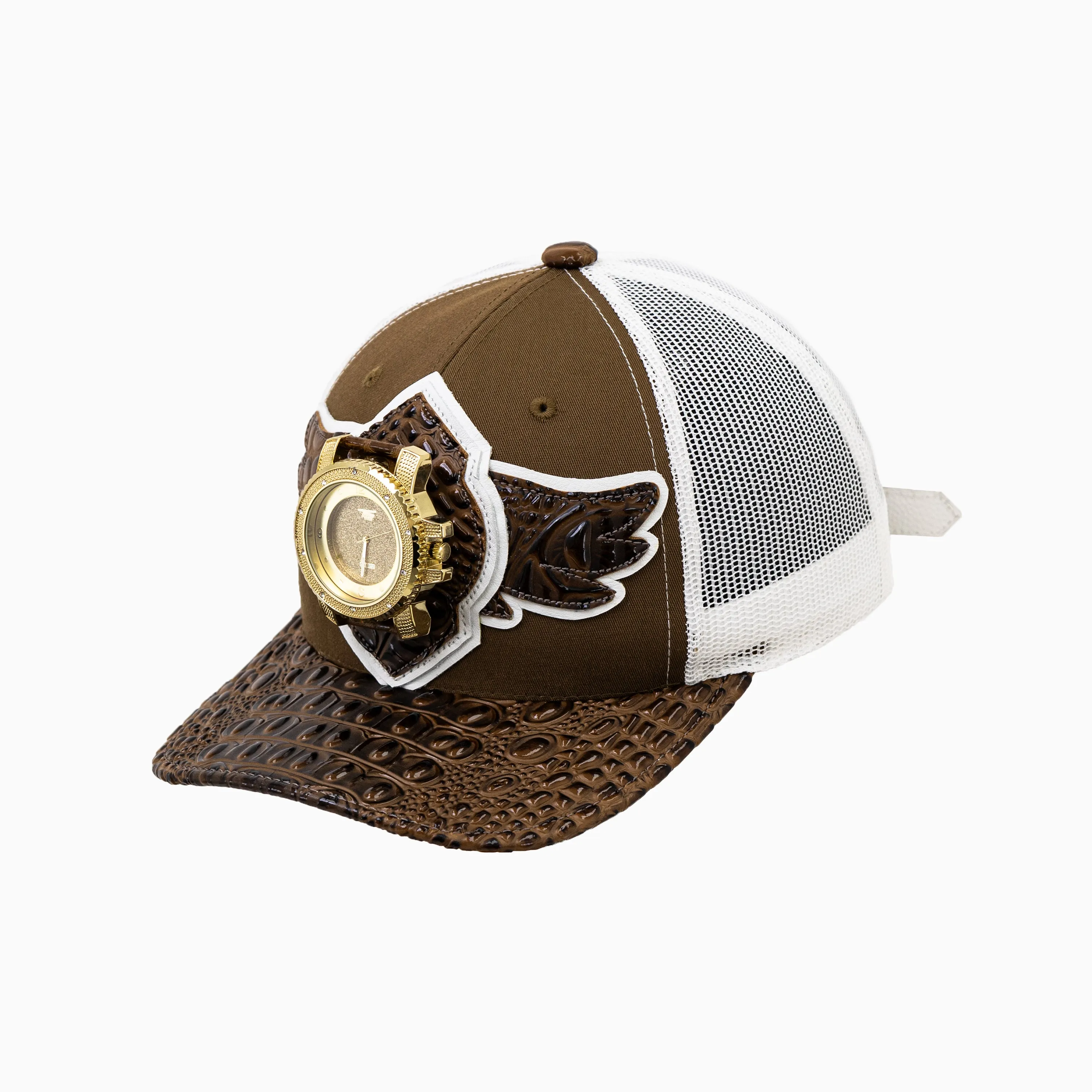 Breyer's Buck 50 Wool Trucker Hat With Leather Visor