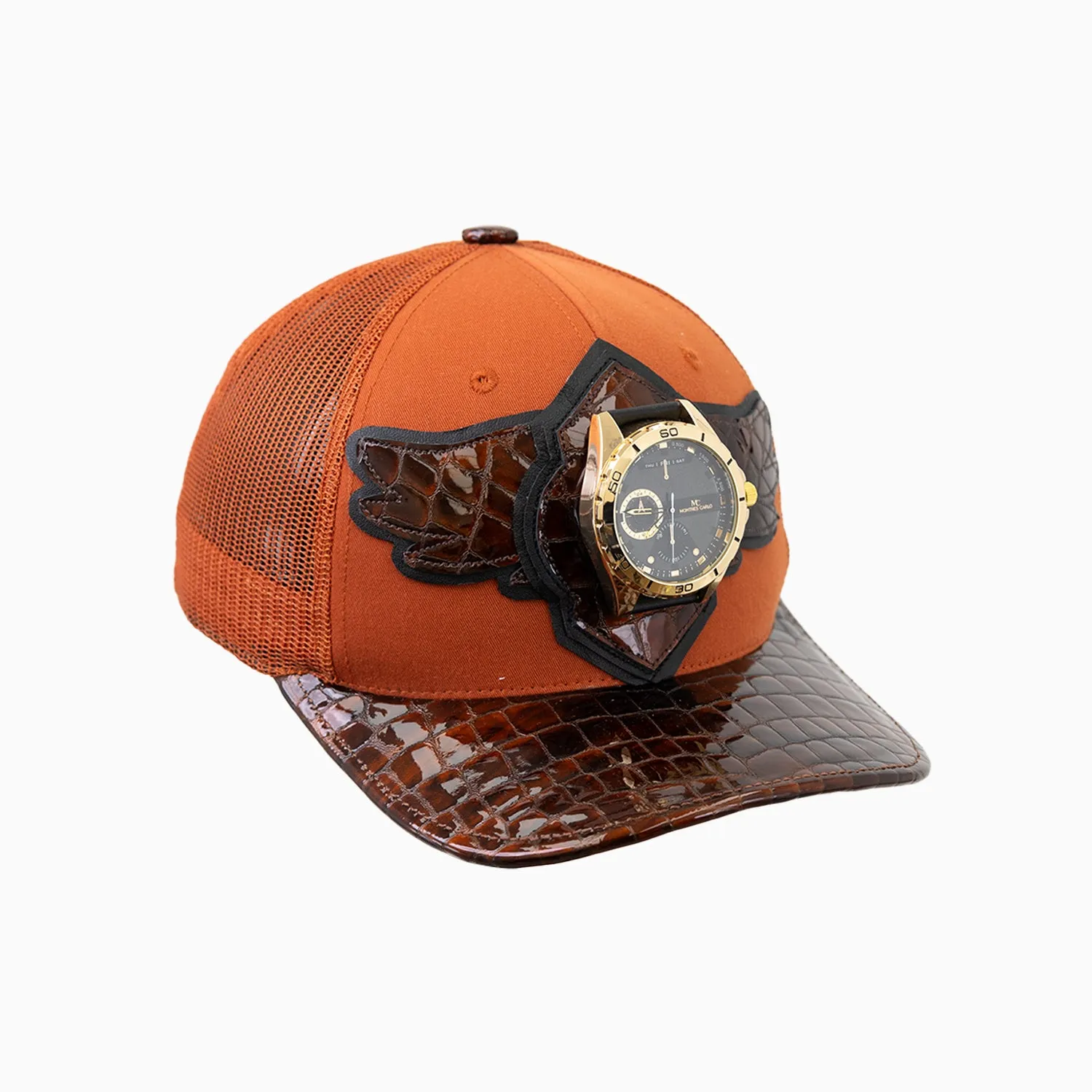 Breyer's Buck 50 Wool Trucker Hat With Leather Visor