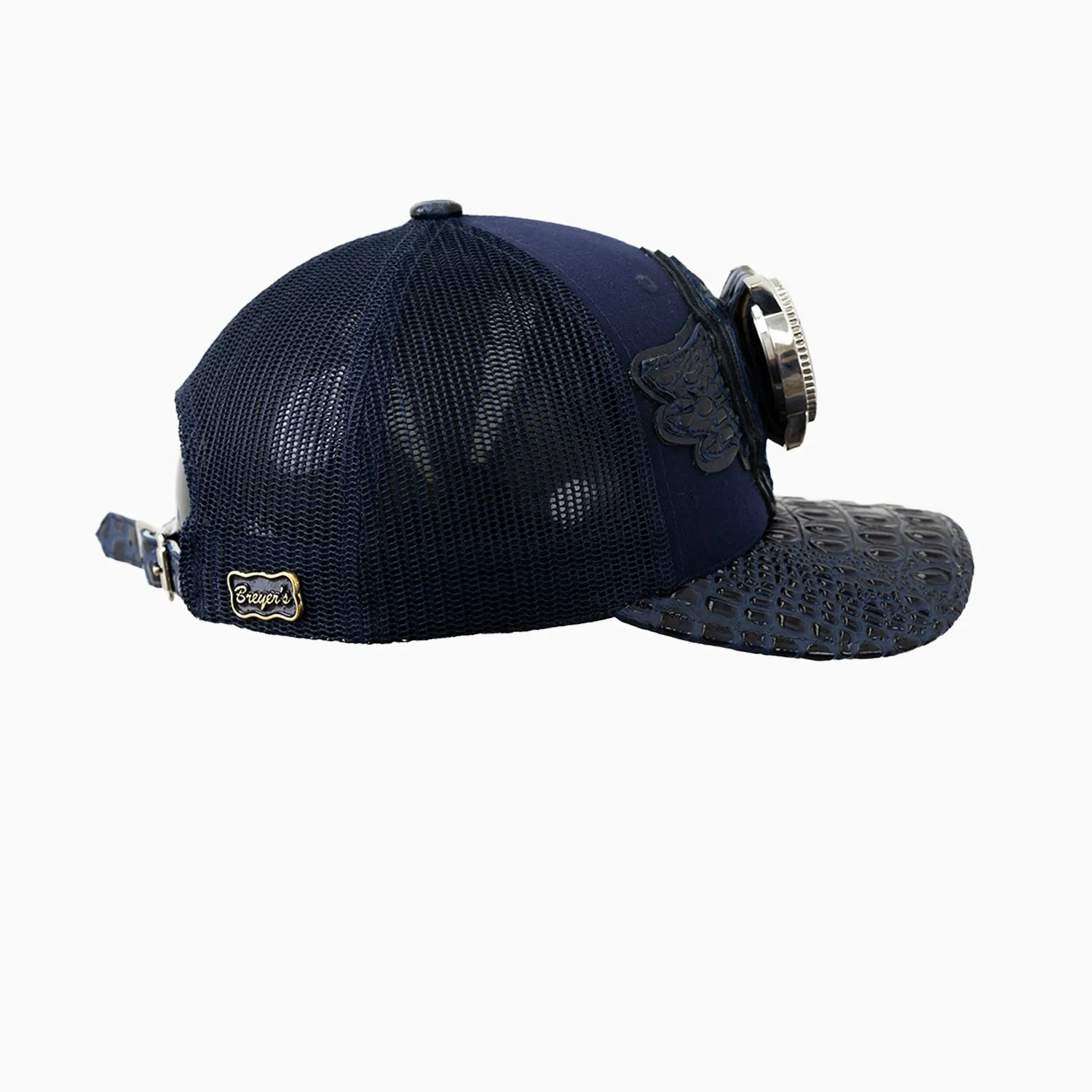 Breyer's Buck 50 Wool Trucker Hat With Leather Visor
