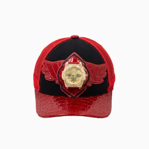 Breyer's Buck 50 Wool Trucker Hat With Leather Visor