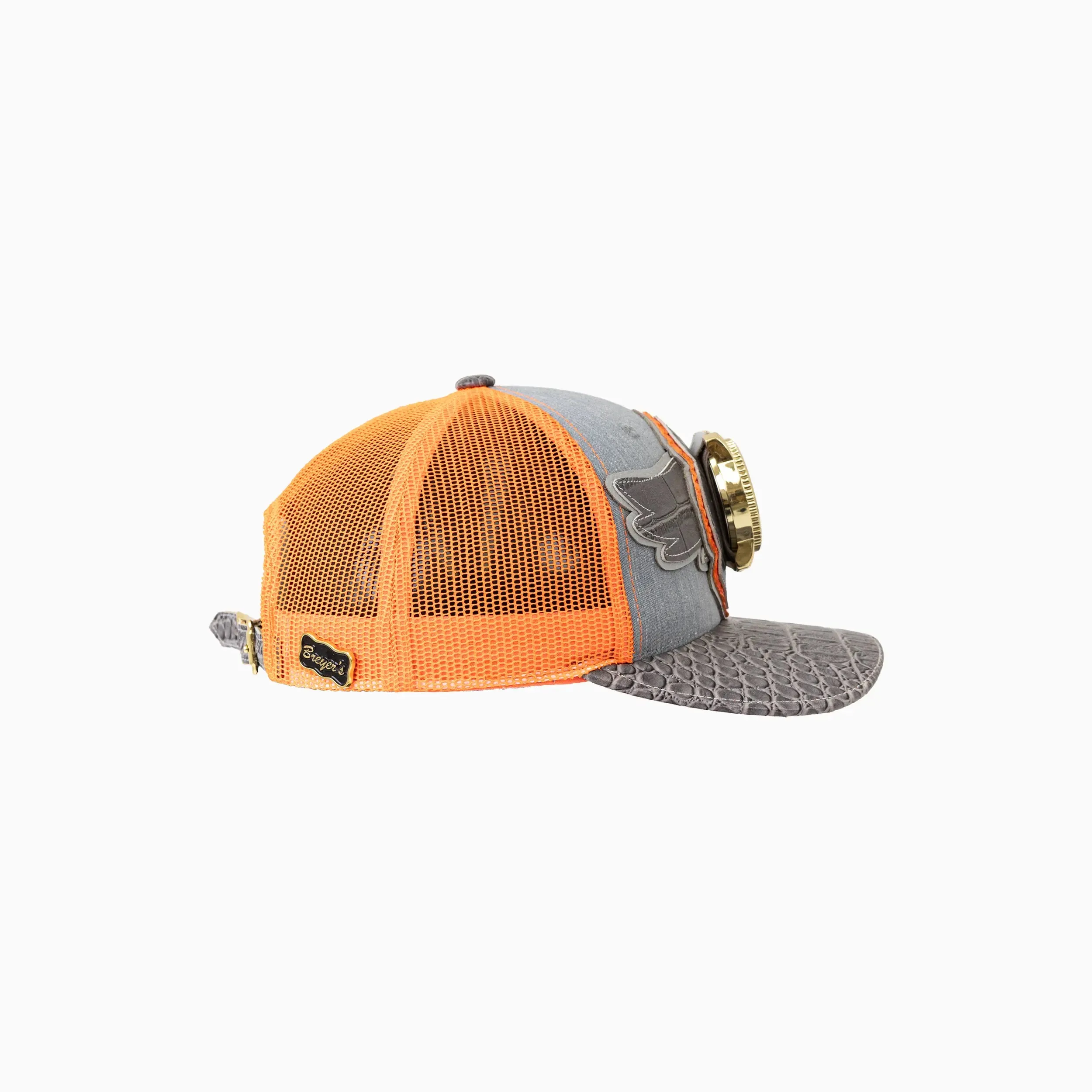 Breyer's Buck 50 Wool Trucker Hat With Leather Visor