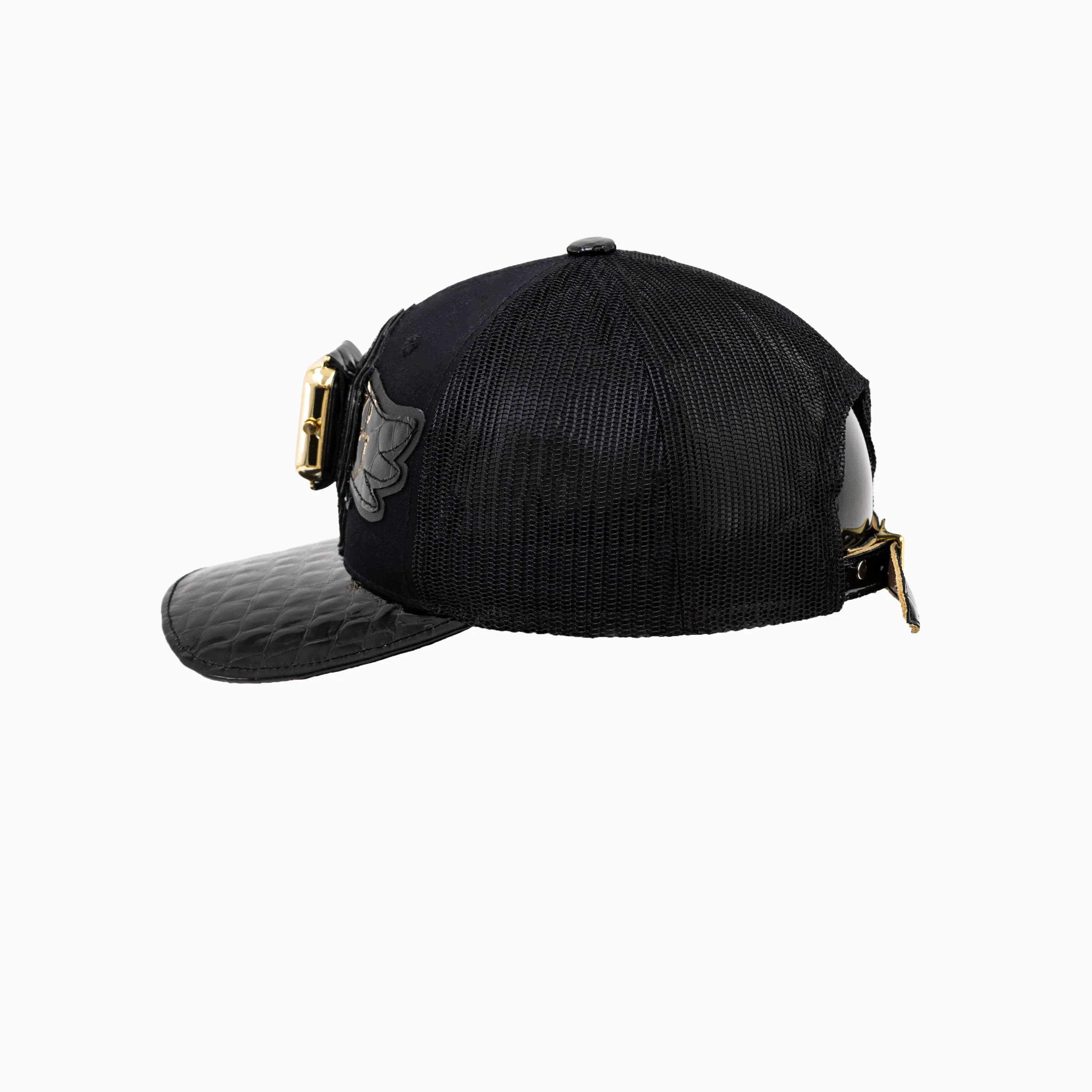 Breyer's Buck 50 Wool Trucker Hat With Leather Visor