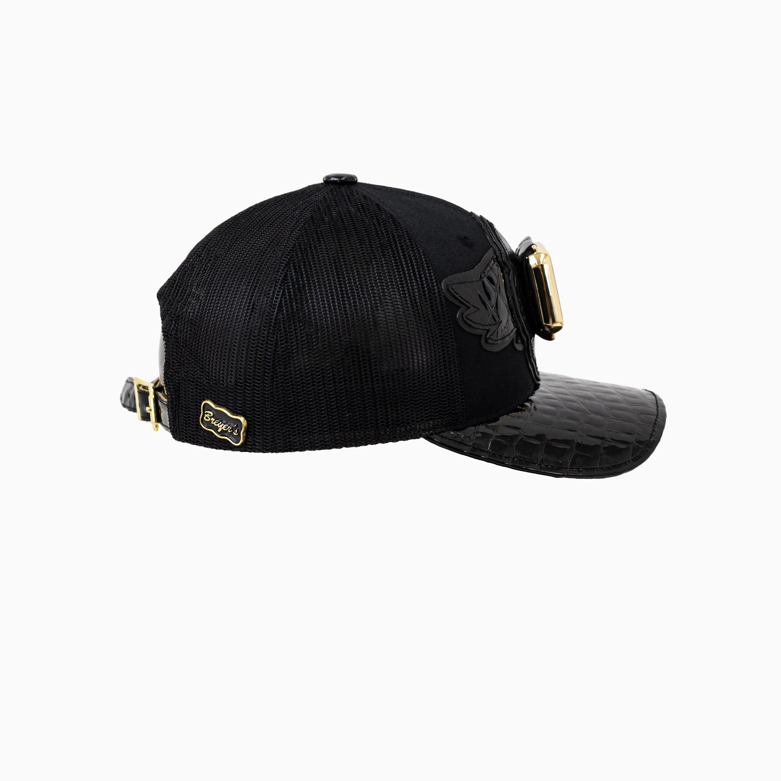 Breyer's Buck 50 Wool Trucker Hat With Leather Visor
