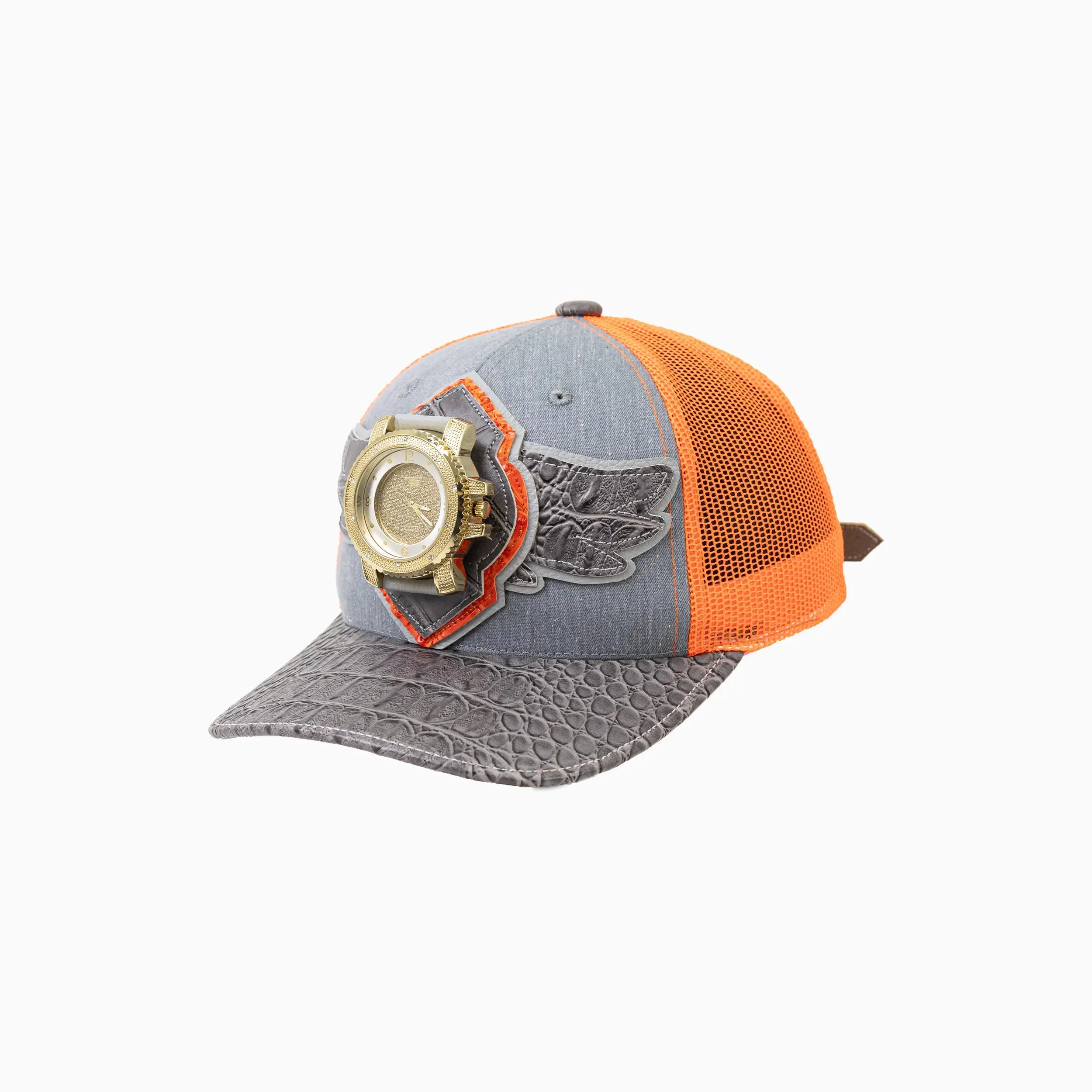 Breyer's Buck 50 Wool Trucker Hat With Leather Visor