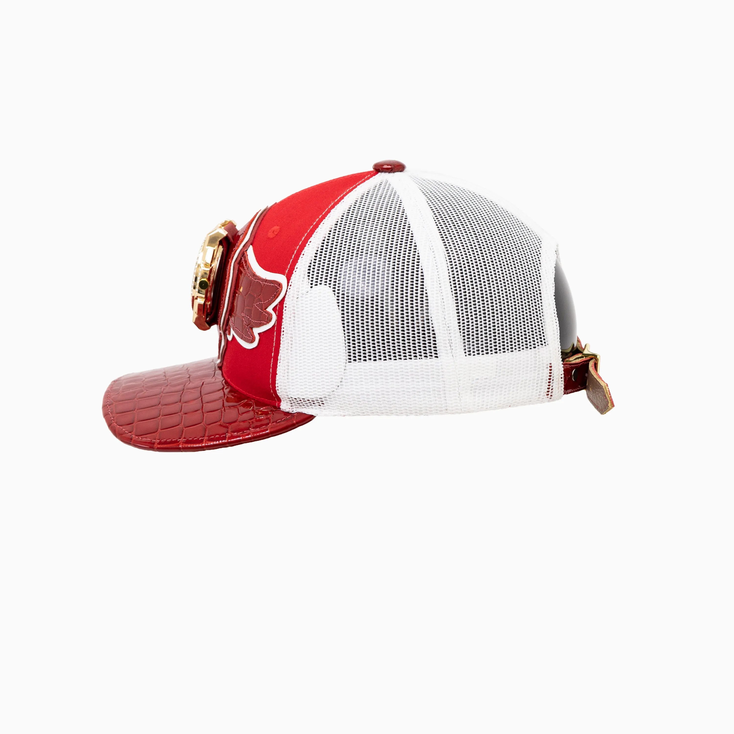Breyer's Buck 50 Wool Trucker Hat With Leather Visor