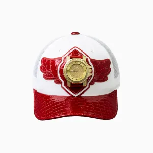 Breyer's Buck 50 Wool Trucker Hat With Leather Visor