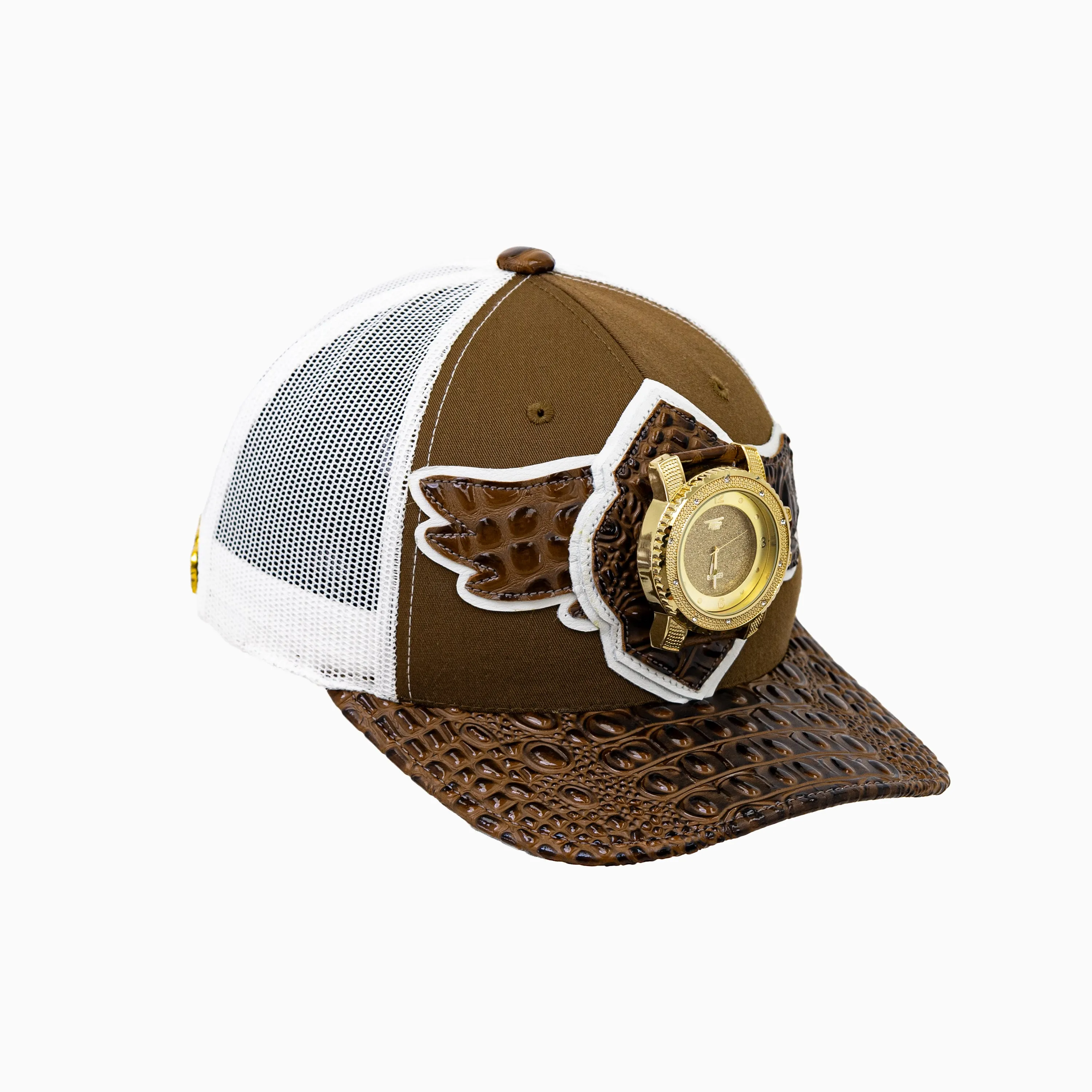 Breyer's Buck 50 Wool Trucker Hat With Leather Visor