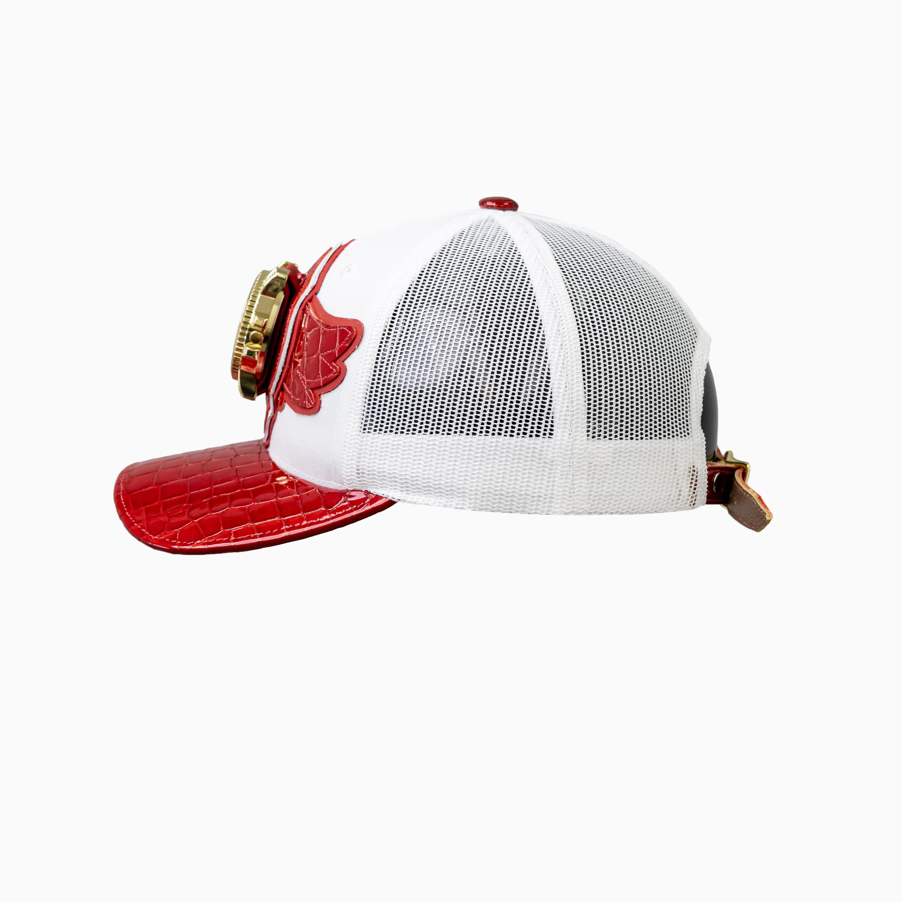 Breyer's Buck 50 Wool Trucker Hat With Leather Visor