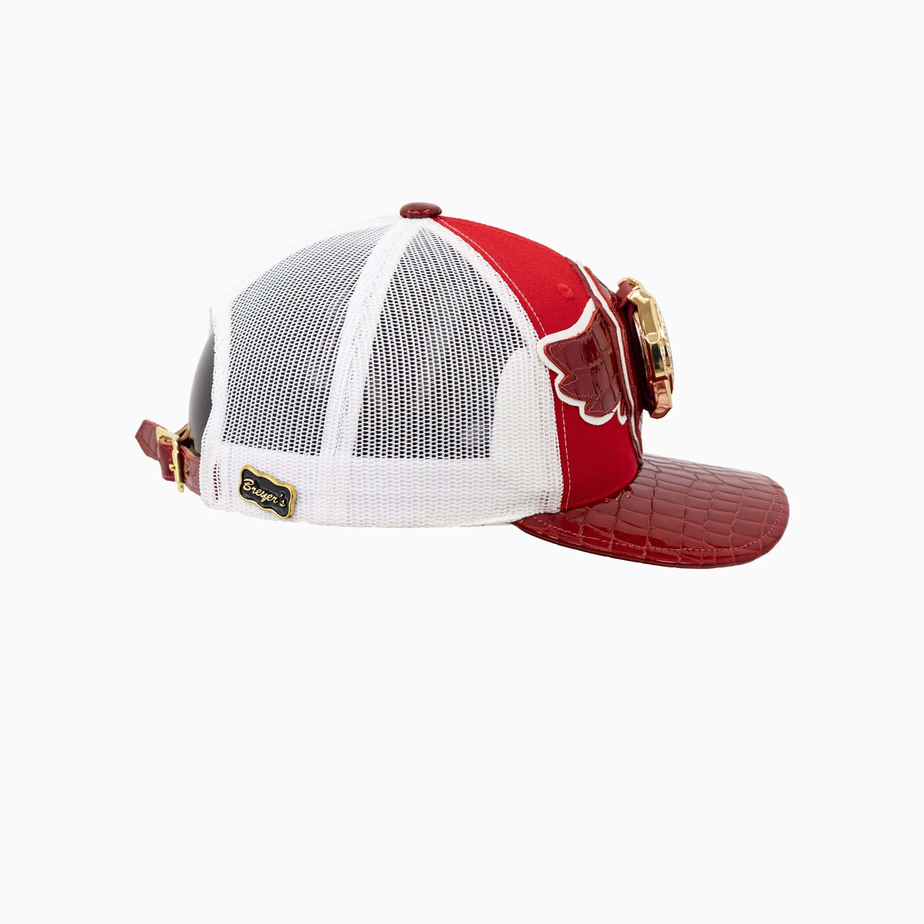 Breyer's Buck 50 Wool Trucker Hat With Leather Visor
