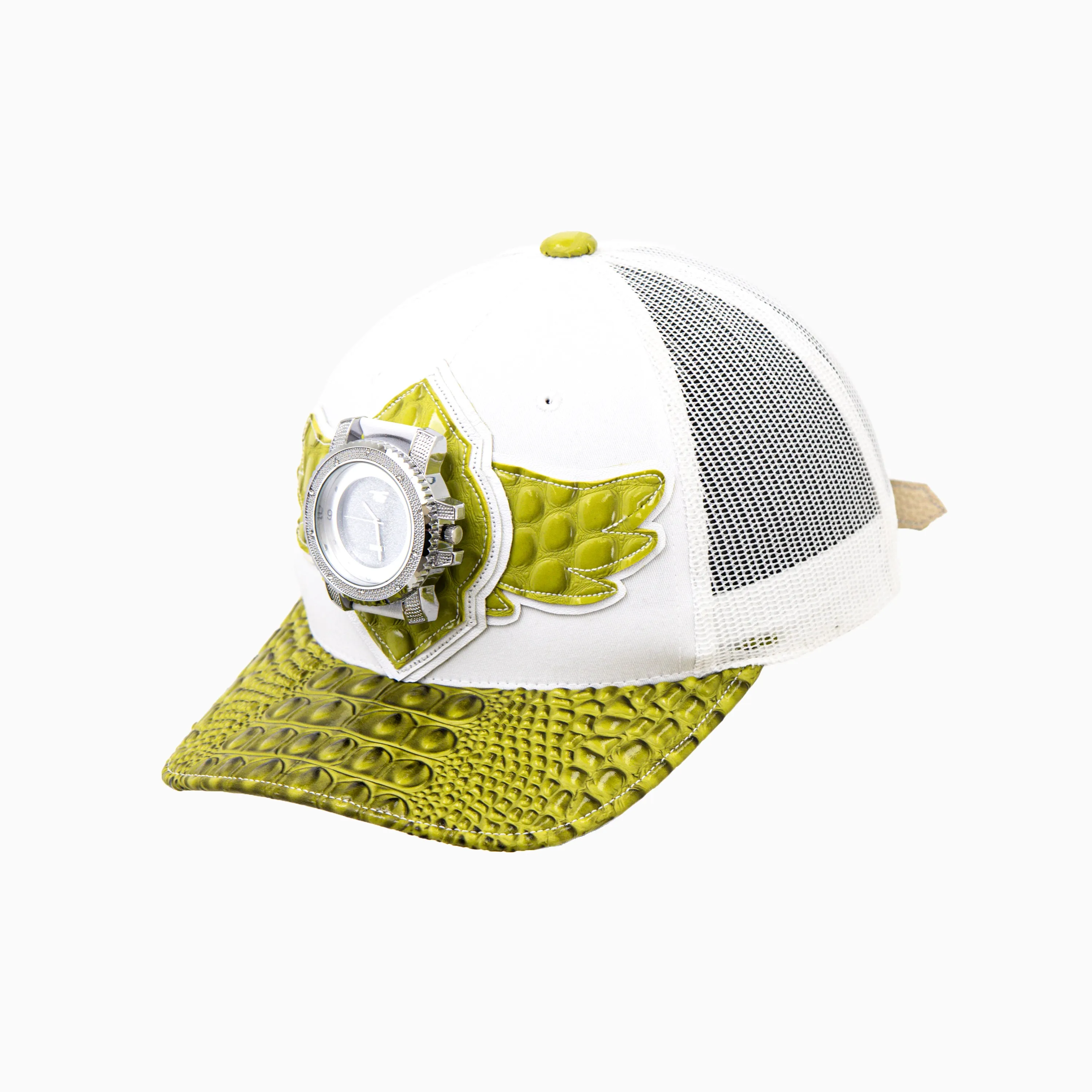 Breyer's Buck 50 Wool Trucker Hat With Leather Visor