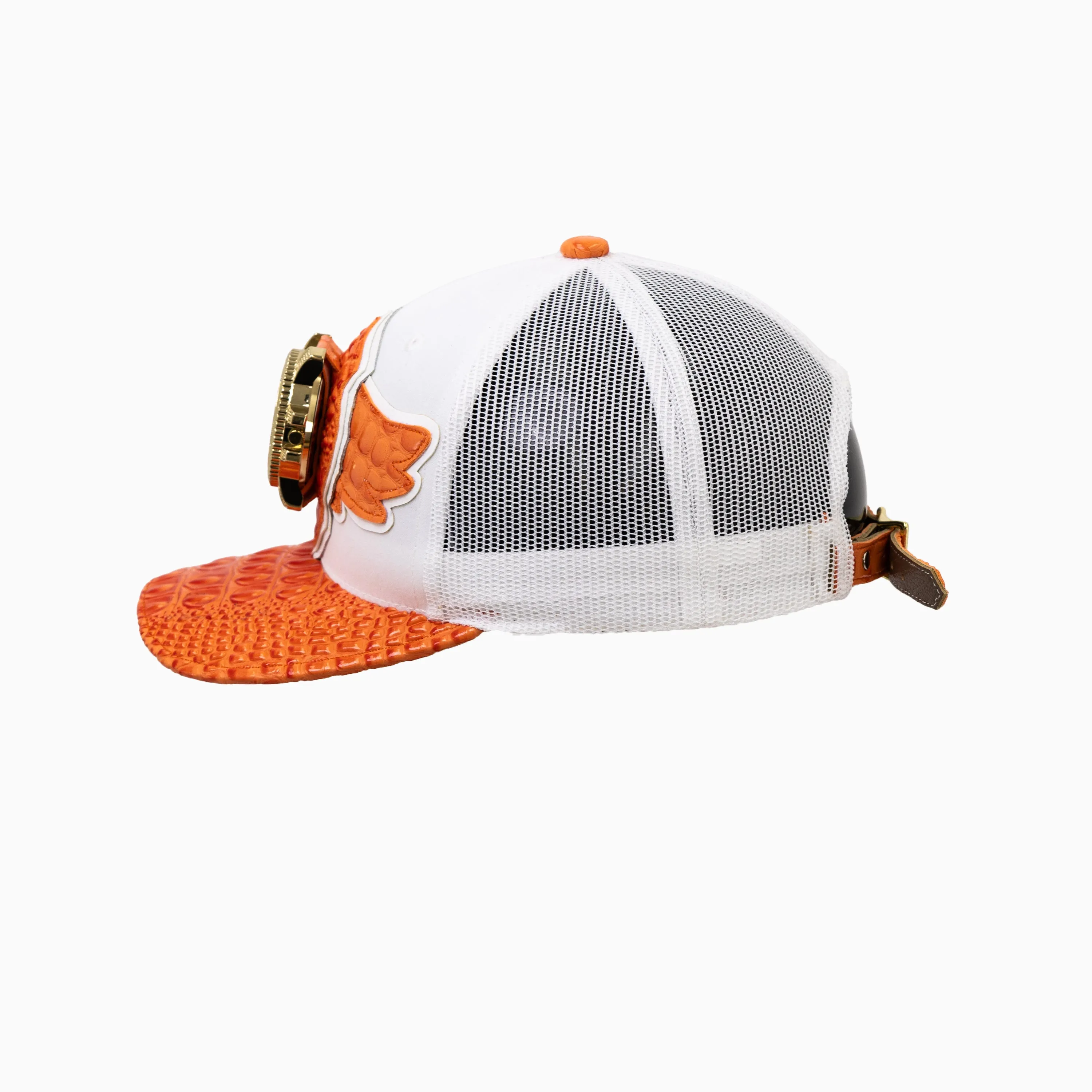 Breyer's Buck 50 Wool Trucker Hat With Leather Visor