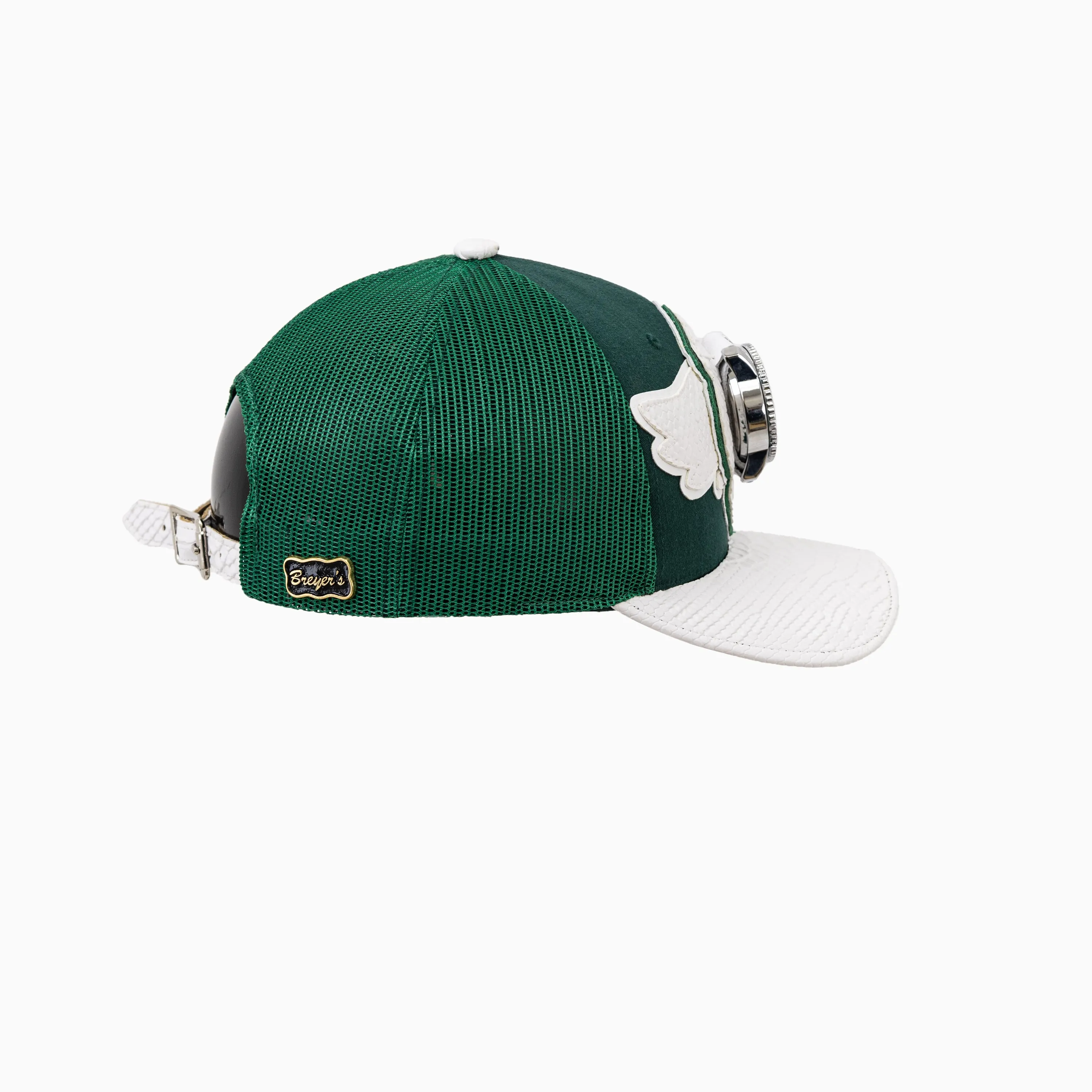 Breyer's Buck 50 Wool Trucker Hat With Leather Visor