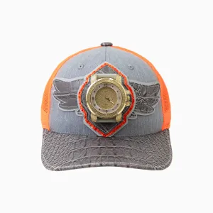 Breyer's Buck 50 Wool Trucker Hat With Leather Visor