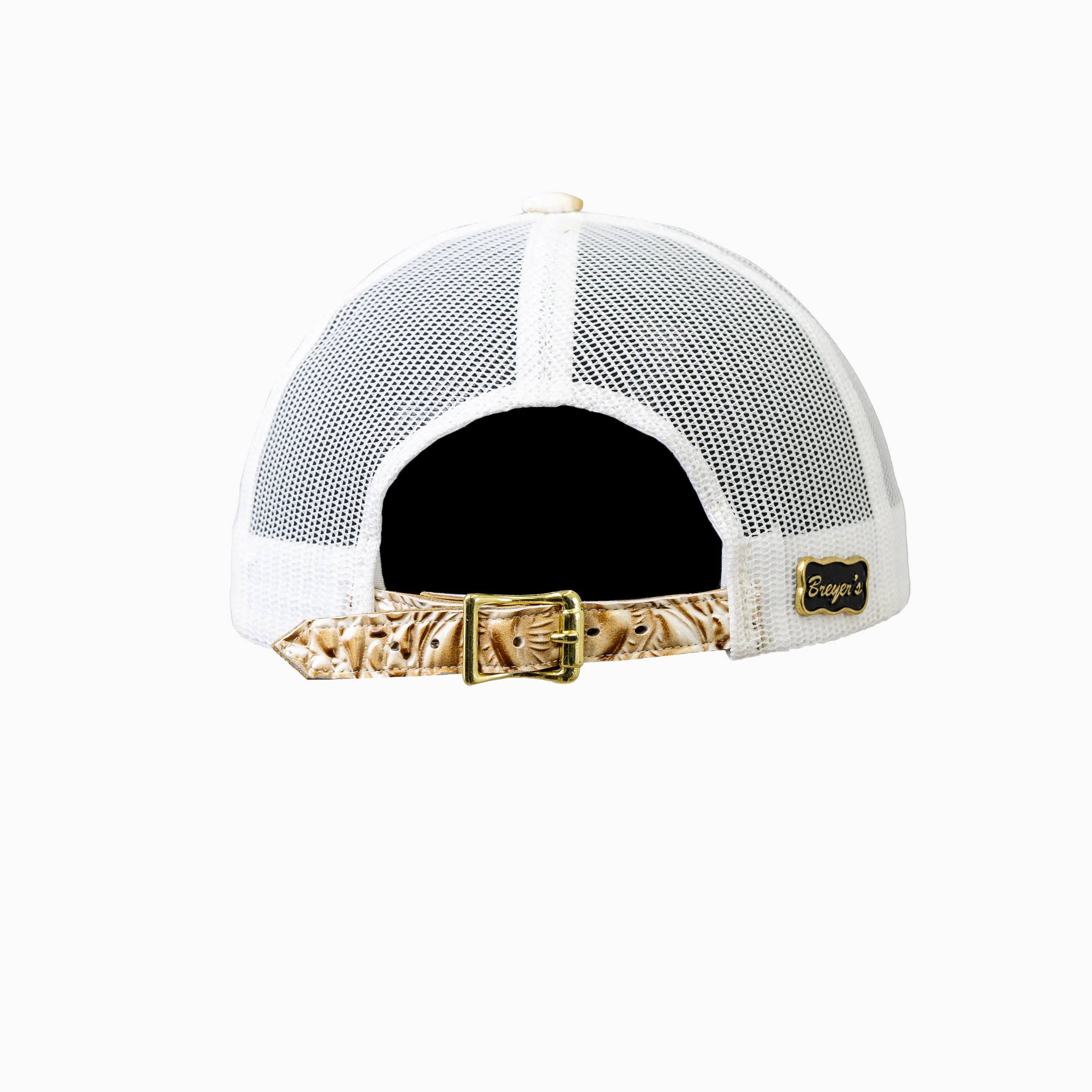 Breyer's Buck 50 Wool Trucker Hat With Leather Visor