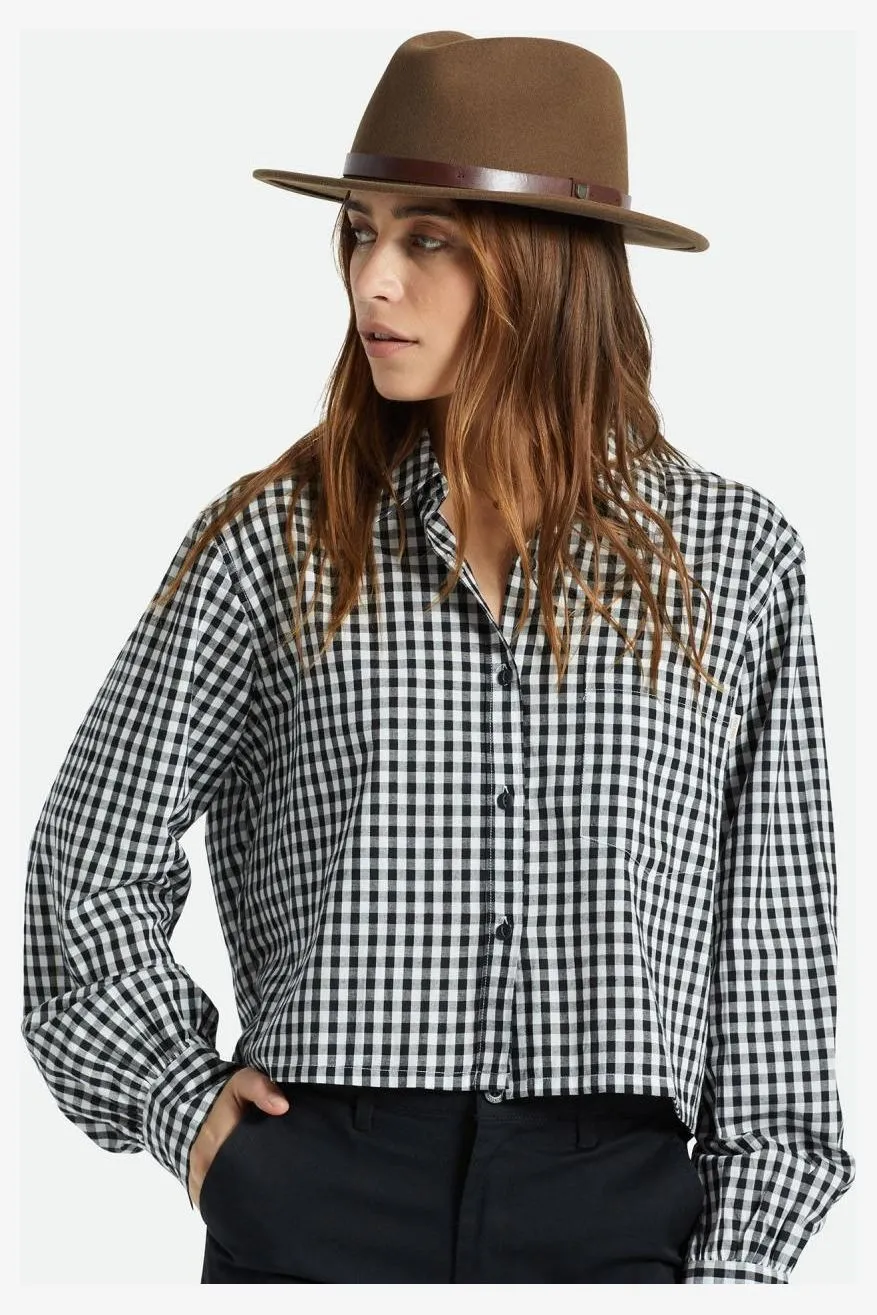 BRIXTON MESSER FEDORA - DARK EARTH